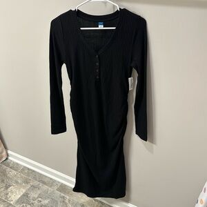 Old Navy Maternity Ribbed Midi Dress, New with Tags